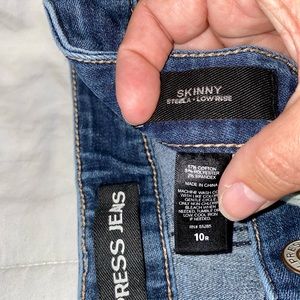 Express skinny low rise